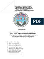 CORRIENTES MODERNAS DE LA ADMINISTRACIÓN1 Sin Resumenes