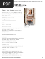 Sahara Rose Sweater PDF