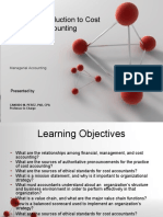 C01: Introduction To Cost Accounting: Presented by