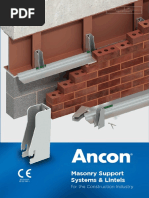 Masonry Support Systems & Lintels: For The Construction Industry