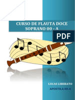 Apostila ''Flauta Doce Soprano 00A'' (2018)