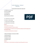 Practice Questions - Session 1: Istqb CTFL