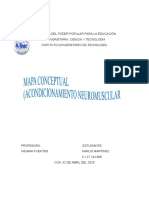 Mapa Conceptual Acondicionamiento Neuromuscular