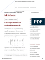 Matrices Y Operaciones CON Propiedades, Inversas (Con Ejercicios Resueltos)