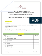 Method Statement For Peat Shed Erection