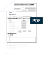 Centrifugal Compressor Inquiry Format To DENAIR: . General