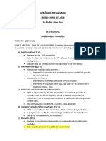 ACTIVIDAD 1 - ENERO - 2019 Análisis de Posicion