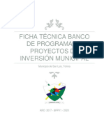 Modelo de Proyecto Adquisiciones de Equipos Tecnológicos, San Luis, Tolima