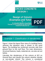 Reinforced Concrete Design 1 Design of Column (Examples and Tutorials)