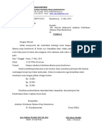 Surat Keluar Hima Buka Bersama Dan Santunan Anak Yatim