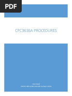 Cpc3636A Procedures: Carlos Funnell COOLPAD 6650 Lusk BLVD, Suite B204, San Diego Ca 92126