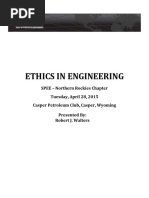 Robert Walker Ethics