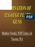 Examination of 12 Gauge Flare Guns