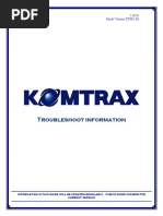 2009 10 20 PDF KOMTRAX Troubleshoot Guide 68411 PDF