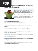 Three-Word Phrasal Verbs