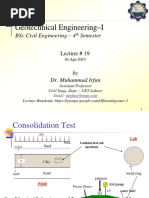 Geotechnical Engineering-I: BSC Civil Engineering - 4 Semester