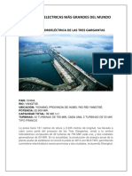 Las 10 Hidroelectricas Más Grandes Del Mundo y Hidroelectricas de Colombia PDF