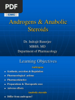 Androgens & Anabolic Steroids: Dr. Indrajit Banerjee MBBS, MD Department of Pharmacology