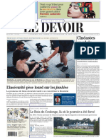 Le Devoir 2016-08-27