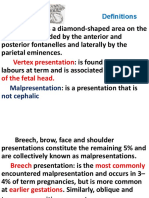 Fetal Malpresentation