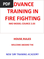 Advance Training in Fire Fighting