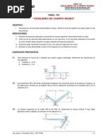 TAREA Nº2 - Equilibrio de Cuerpo Rígido PDF