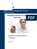 Planificacion de La Labor Docente Unidad 2