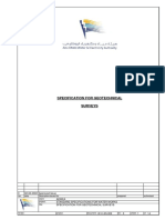 Specification For Geotechnical Surveys