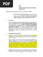 Demanda Exoneración de Pensión Wilson Diaz Edquen