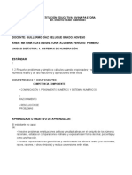 Guía de Trabajo Álgebra Noveno Grado - Semana 2