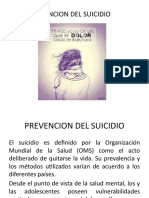 Presentación PREVENCION DEL SUICIDIO