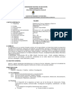 Silabo y Módulo de Ciencia Ambiente y Salud en EBA I 2016 2S