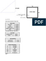 Study Area 8M Minimum Thickness of Slab