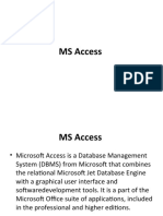 MS Access