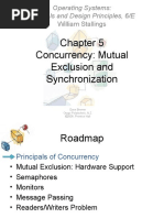 Concurrency: Mutual Exclusion and Synchronization: Operating Systems: Internals and Design Principles, 6/E