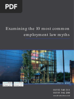 Examining The 10 Most Common Employment Law Myths