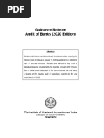 Guidance Note On Audit of Banks 2020 PDF