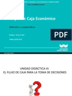 Unid 3.2 Flujo de Caja Economico