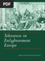 Ole Peter Grell, Roy Porter - Toleration in Enlightenment Europe (2006) PDF