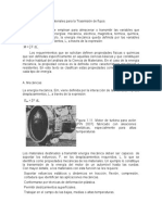 Propiedades de Los Materiales para La Trasmisión de Flujos, Radiaciones Reacciones y Efectos