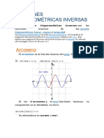 Funciones Trigonométricas Inversas