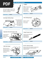 WELDING INSPECTION: Welding Gauges: Hi-Lo Weld Gauges (Gal) "V-WAC"