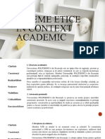 Dileme Etice in Context Academic