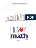 0 - Puzzle - Matematic Activitate