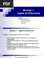 MAS Module 1 Agent Architectures