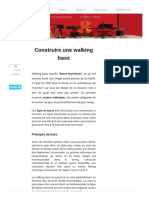 Construire Une Walking Bass PDF