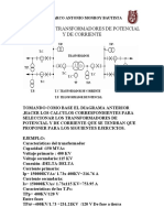 Calculos de Transformadores Instrumento