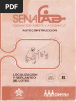 1983 Localización y Replanteo de Lotes