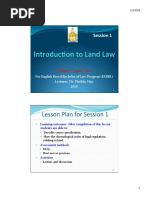 Land Law Lecture Notes English 2018 PDF