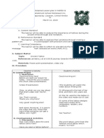 Detailed Lesson Plan in MAPEH 8